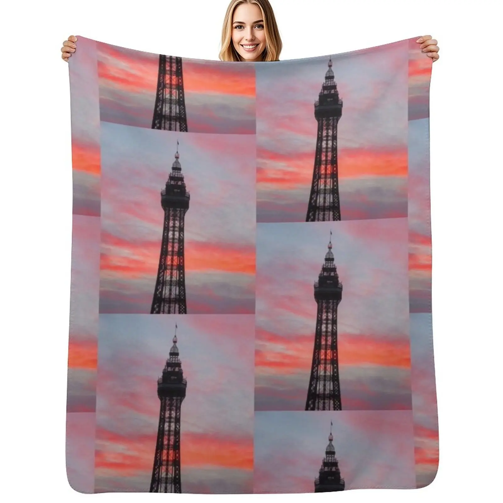 Blackpool Tower Sunset Throw Blanket Comforter Cute Plush Fashion Sofas Blankets 
Blackpool Tower Sunset Throw Blanket Comforter Cute Plush Fashion Sofas Blankets