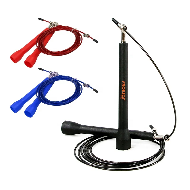 Custom Logo 3m Steel Wire Rope 18cm Pp Handle Versatile Ball Bearing Speed Plastic Rope Jumping Skipping Jump Rope For Fitness
Custom Logo 3m Steel Wire Rope 18cm Pp Handle Versatile Ball Bearing Speed Plastic Rope Jumping Skipping Jump Rope For Fitness