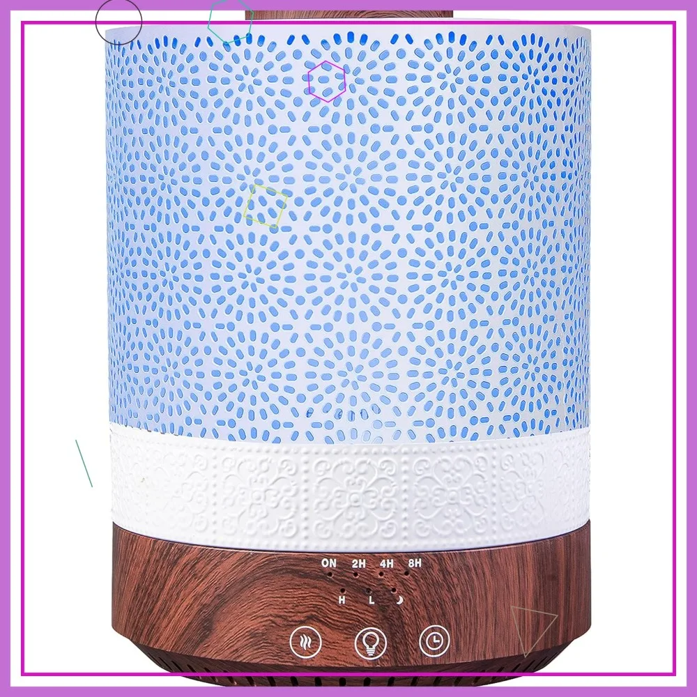 2500ml XL Essential Oil Diffuser for Large Room, 2.5L Capacity, Dark Wood Grain, Color Lights
2500ml XL Essential Oil Diffuser for Large Room, 2.5L Capacity, Dark Wood Grain, Color Lights