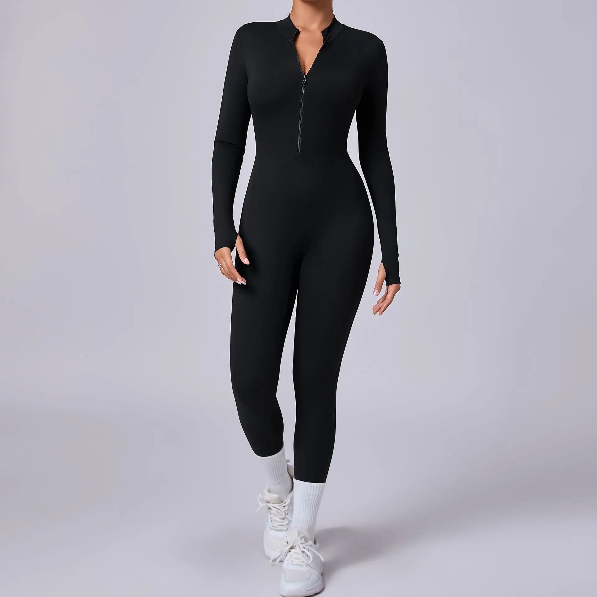 Long Sleeved Zipper Yoga Jumpsuits Gym Training Rompers Fitness Workout Clothes Running Sports Long Pants Bodysuits Sportswear
Long Sleeved Zipper Yoga Jumpsuits Gym Training Rompers Fitness Workout Clothes Running Sports Long Pants Bodysuits Sportswear