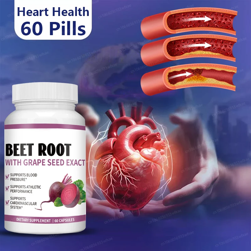 2-бутылочные капсулы Beetroot с экстрактом виноградных косточек, поддержка здоровья сердца, баланс артериального давления
2-бутылочные капсулы Beetroot с экстрактом виноградных косточек, поддержка здоровья сердца, баланс артериального давления