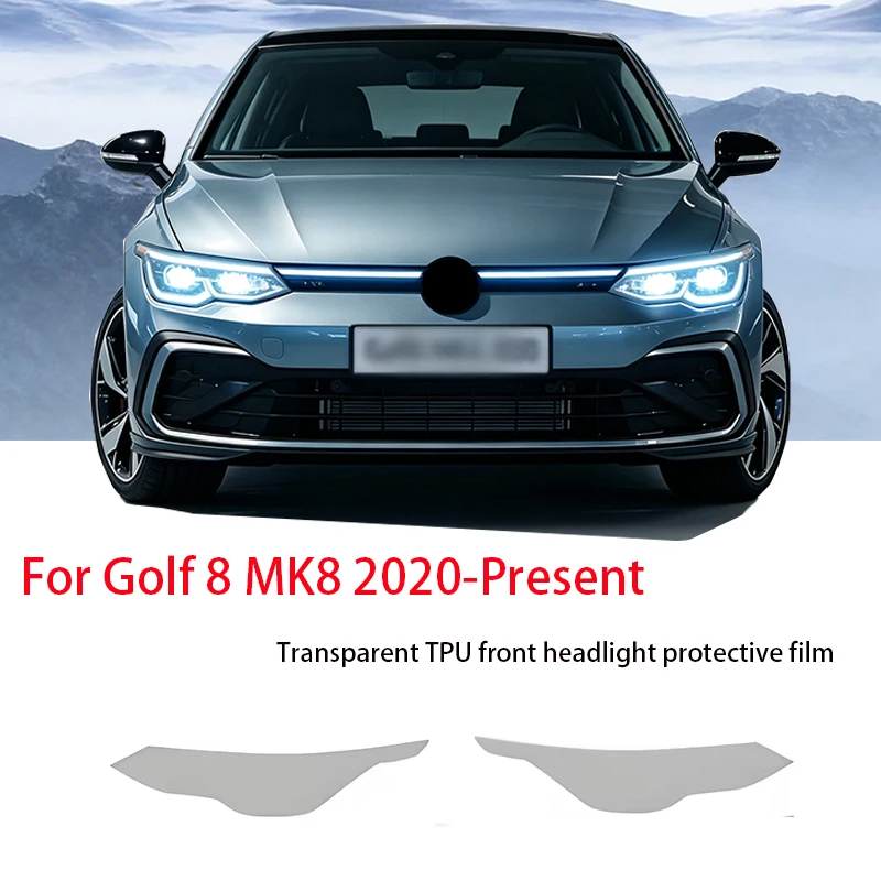 Suitable for Volkswagen Golf 8 MK8 R Line GTI 2020 2021 transparent TPU car headlight protective film and scratch resistant film
Suitable for Volkswagen Golf 8 MK8 R Line GTI 2020 2021 transparent TPU car headlight protective film and scratch resistant film