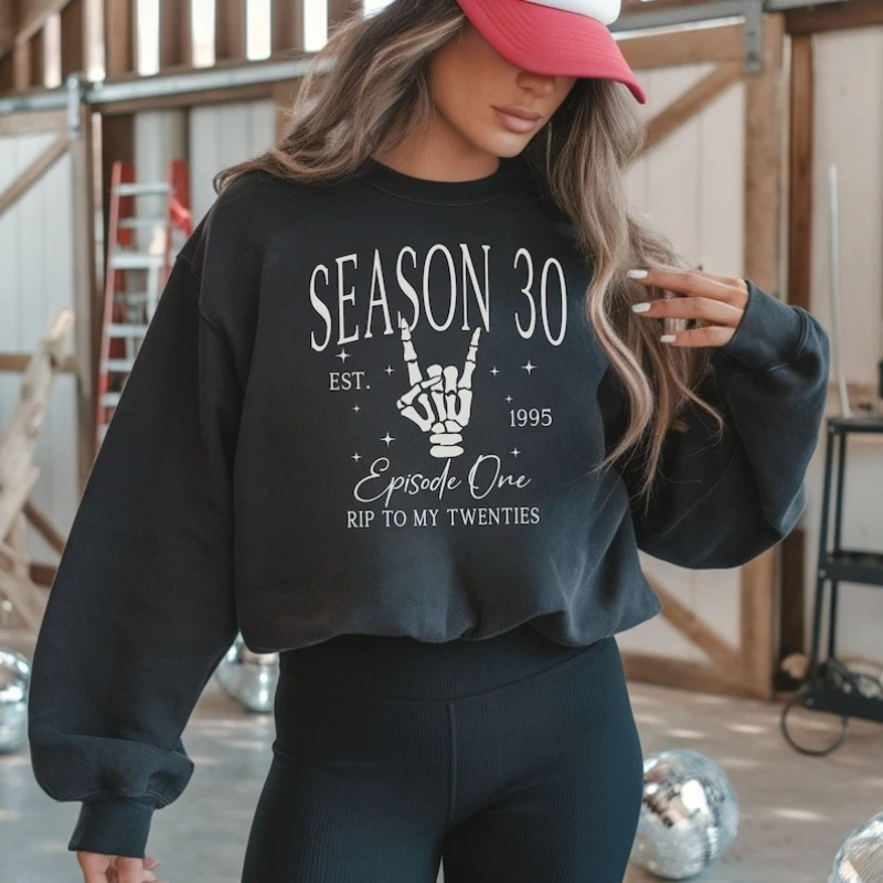 For Women RIP To My 20s 30th Birthday Gifts for Her Autumn and Winter Sweatshirt Daughter 1996 Long Sleeve Thermal Hoodie
For Women RIP To My 20s 30th Birthday Gifts for Her Autumn and Winter Sweatshirt Daughter 1996 Long Sleeve Thermal Hoodie