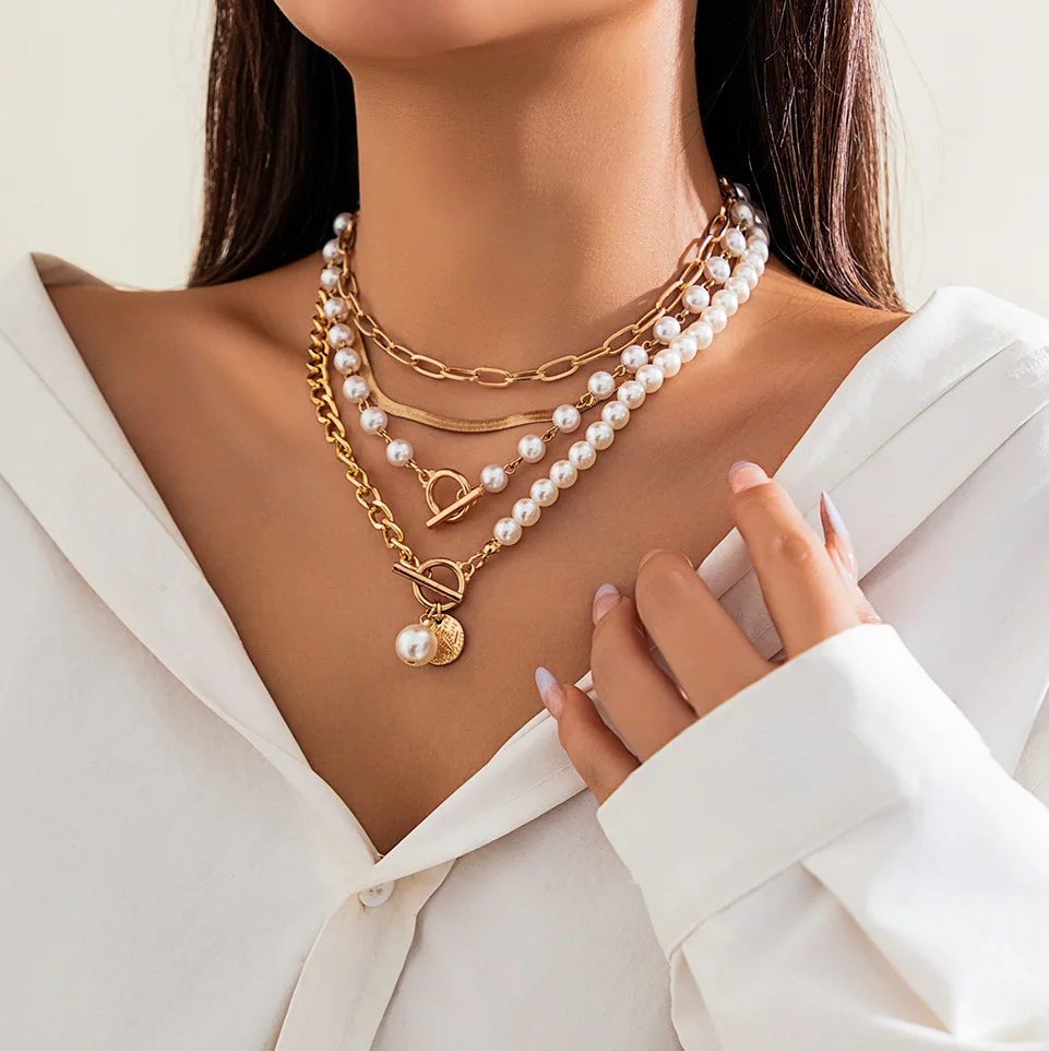 Ball Beaded Chain with multi-layer Circular Pendant Necklace for Women Trendy Ladies Beades Collar on Neck Accessories Gif
Ball Beaded Chain with multi-layer Circular Pendant Necklace for Women Trendy Ladies Beades Collar on Neck Accessories Gif