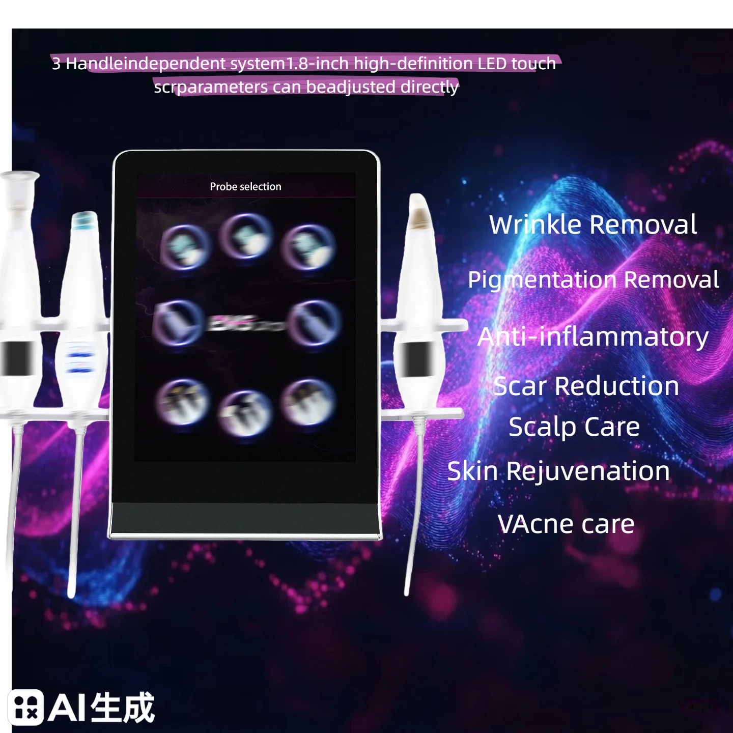 Newest Cold and Hot Plasma Diamond Stamp Ozone Plasma Skin Rejuvenation Anti-aging Facial Care Beauty Machine
Newest Cold and Hot Plasma Diamond Stamp Ozone Plasma Skin Rejuvenation Anti-aging Facial Care Beauty Machine