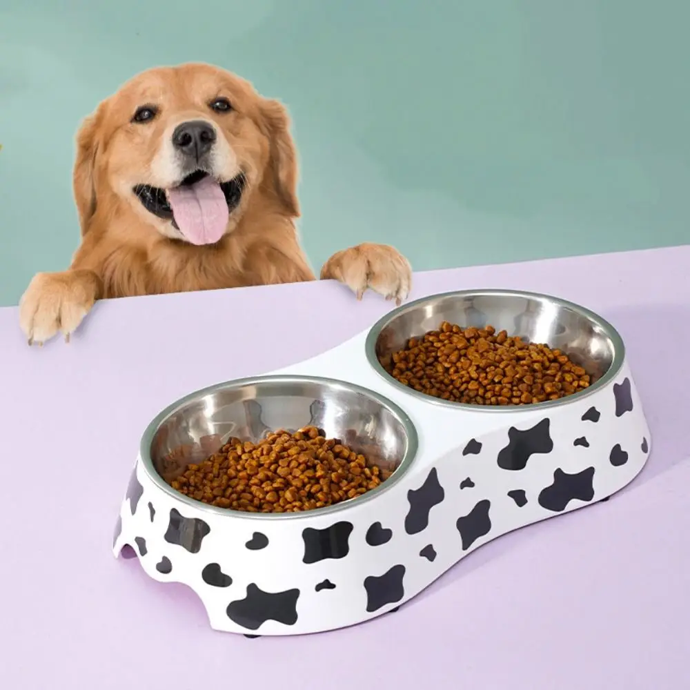 Stainless Steel Pet Feeding Double Bowls Cartoon Anti-Slip Dog Food Basin Cute Anti Knock Pet Drinking Feeder Puppy
Stainless Steel Pet Feeding Double Bowls Cartoon Anti-Slip Dog Food Basin Cute Anti Knock Pet Drinking Feeder Puppy