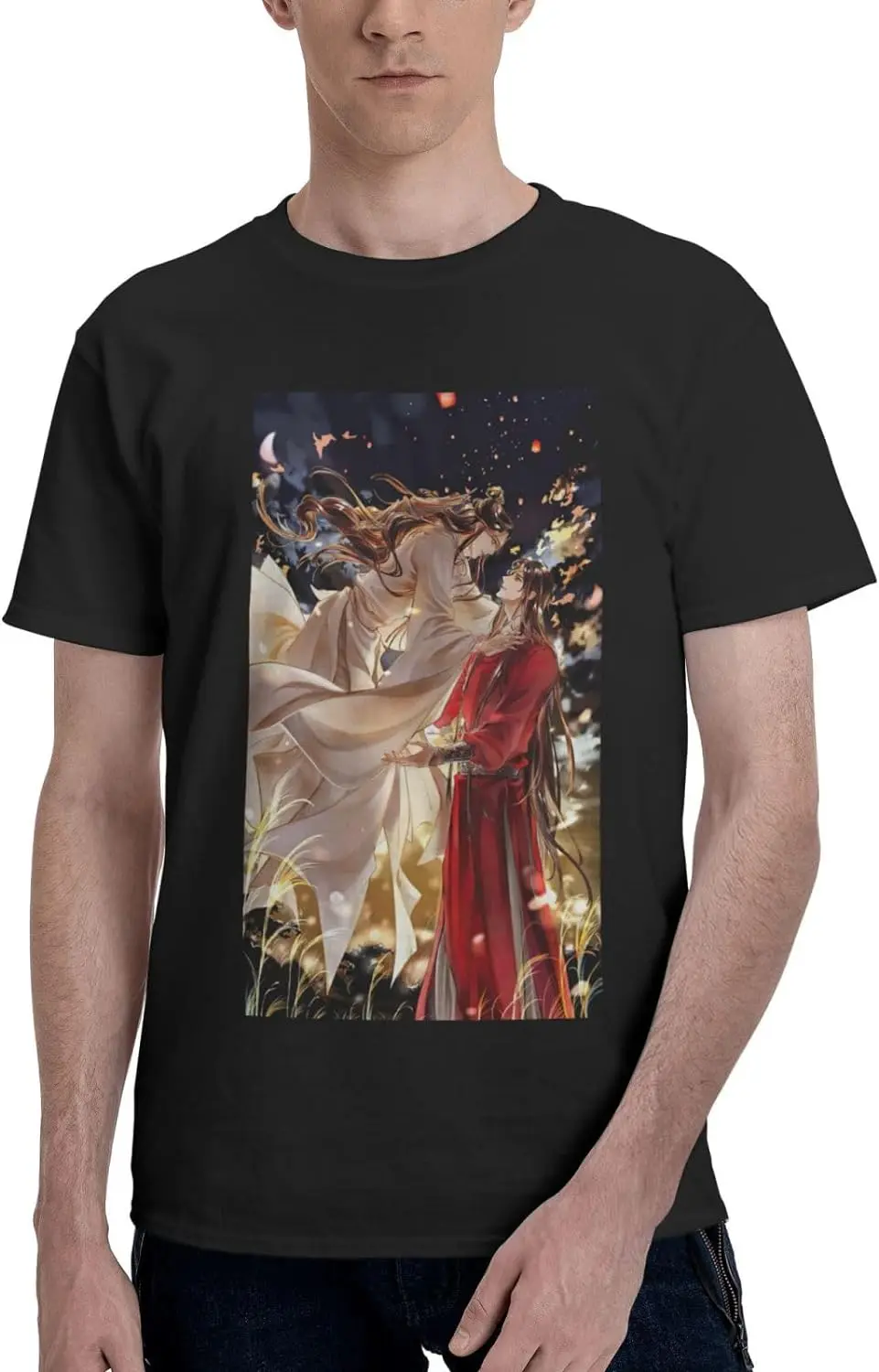 Manga Heaven Official'S Blessing Shirt Cotton Short Sleeve Cool Tops for Man Black
Manga Heaven Official'S Blessing Shirt Cotton Short Sleeve Cool Tops for Man Black