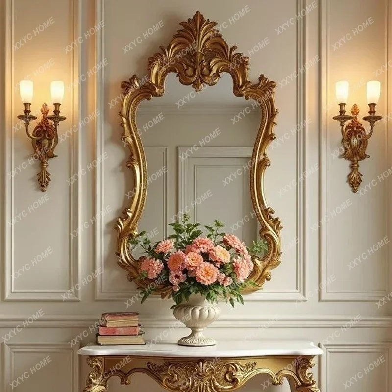 Makeup Mirror Light Luxury High-End Feel Girls Bedroom Vanity Mirror Home Entrance Cabinet Decorative Mirror
Makeup Mirror Light Luxury High-End Feel Girls Bedroom Vanity Mirror Home Entrance Cabinet Decorative Mirror