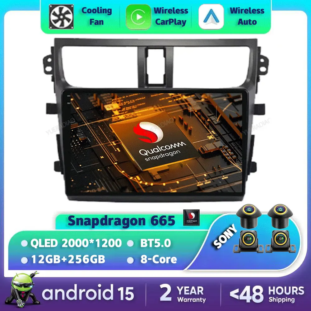 Android 15 Car Radio For Suzuki Celerio Alto 2015 - 2018 GPS NAVI BT 4G LTE 5G WIFI Head Unit Qualcomm QLED 2DIN Carplay Auto
Android 15 Car Radio For Suzuki Celerio Alto 2015 - 2018 GPS NAVI BT 4G LTE 5G WIFI Head Unit Qualcomm QLED 2DIN Carplay Auto
