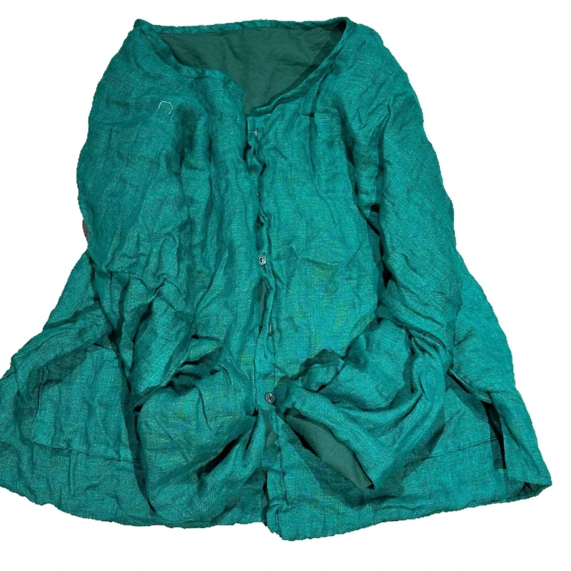 Women Long Sleeve Linen Shirt and Cardigan New 2026 Spring Vintage Style O-neck Double Layer Loose Comfortable Female Blusa Tops
Women Long Sleeve Linen Shirt and Cardigan New 2026 Spring Vintage Style O-neck Double Layer Loose Comfortable Female Blusa Tops