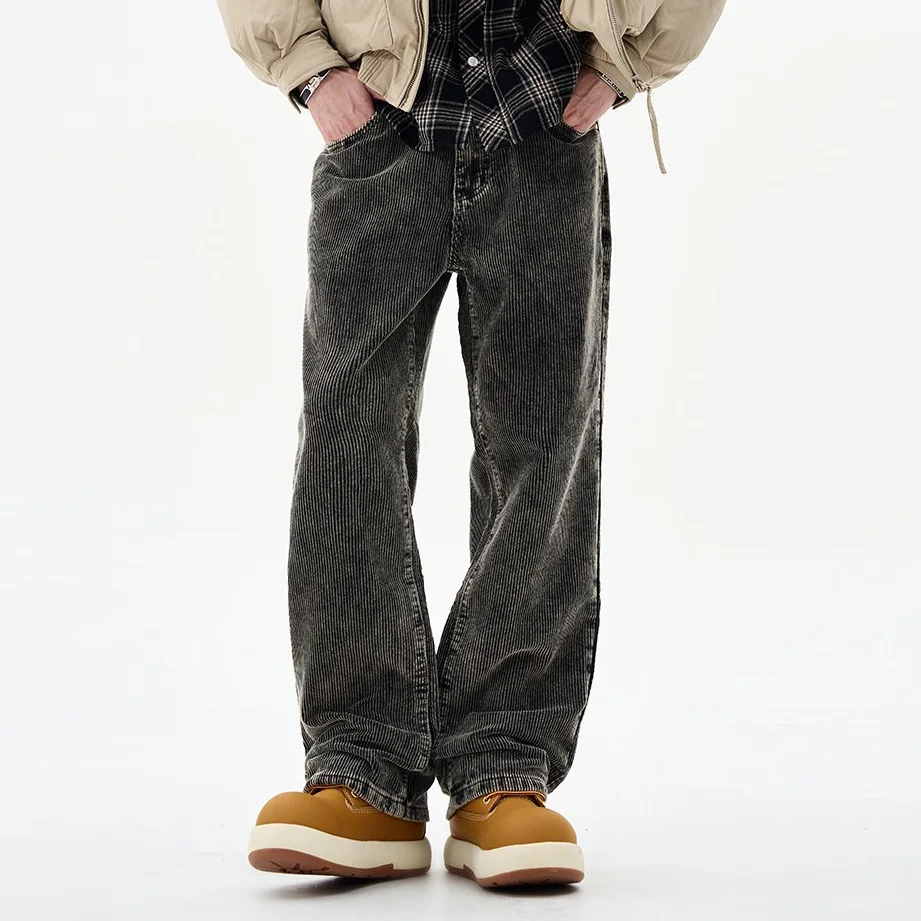 Men Basic Style Business Casual Loose Vintage Fashion Cleanfit Straight Pure Cotton Corduroy Pants Man Streetwear Trousers
Men Basic Style Business Casual Loose Vintage Fashion Cleanfit Straight Pure Cotton Corduroy Pants Man Streetwear Trousers