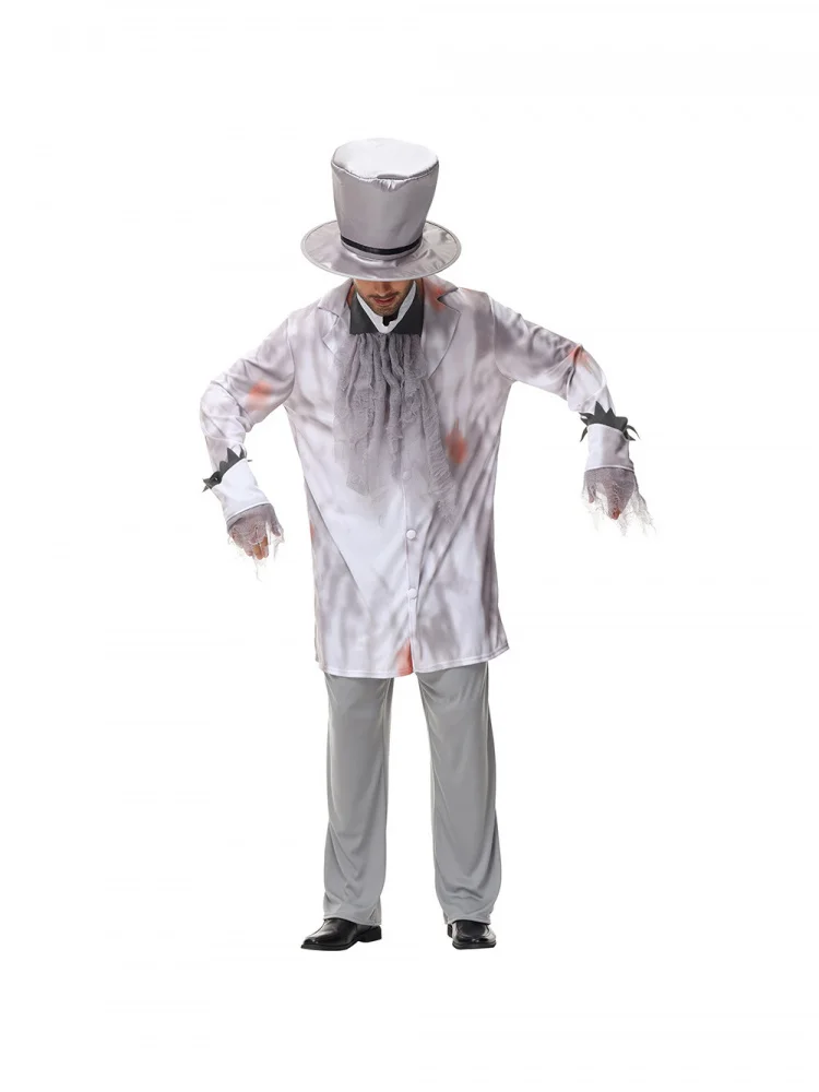 Men's Zombie Wedding Guest Hat Halloween Costume Accessory Game Performance New Groom Costume Satin Fabric Hat
Men's Zombie Wedding Guest Hat Halloween Costume Accessory Game Performance New Groom Costume Satin Fabric Hat
