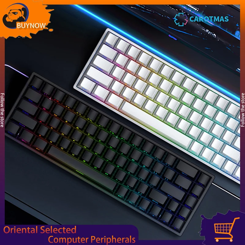 IROK Mars68 PRO Магнитный переключатель RGB Беспроводная механическая клавиатура Длительный срок службы батареи Игровые клавиатуры с возможностью горячей замены Аксессуары для ПК
IROK Mars68 PRO Магнитный переключатель RGB Беспроводная механическая клавиатура Длительный срок службы батареи Игровые клавиатуры с возможностью горячей замены Аксессуары для ПК
