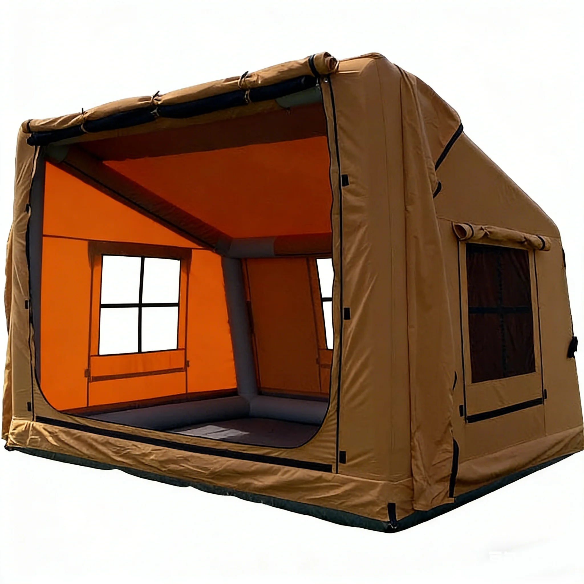 Quick Inflate Large Capacity Tent - Sun Protection Wind Resistant