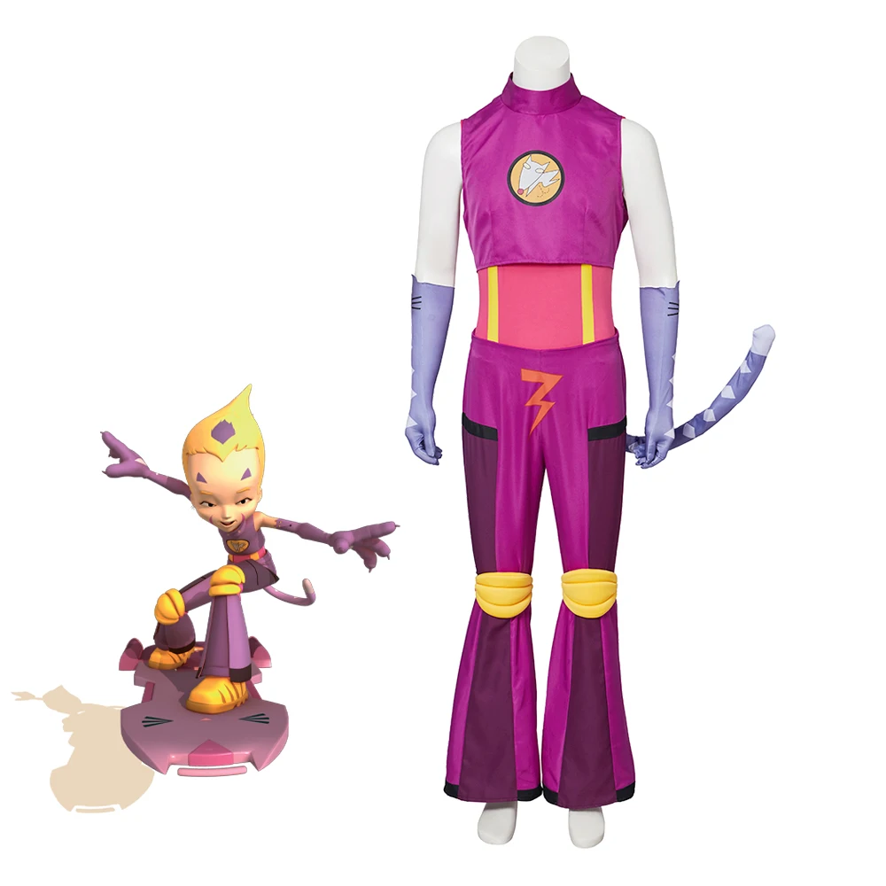 Anime Code Lyoko Cosplay Odd Della Robbia Costume Top Pants Full Set with Gloves and Tail Halloween Carnival Outfits
Anime Code Lyoko Cosplay Odd Della Robbia Costume Top Pants Full Set with Gloves and Tail Halloween Carnival Outfits