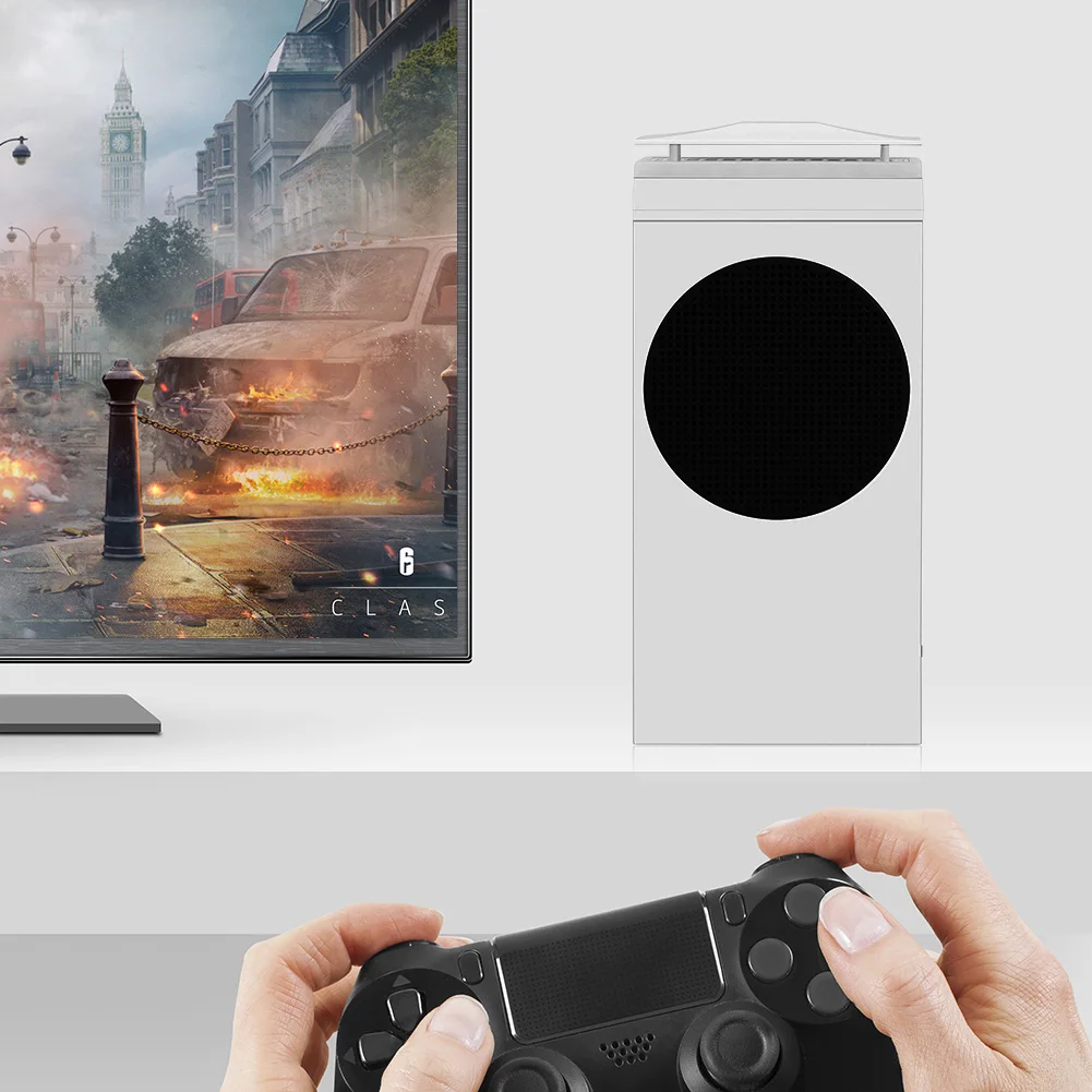 Вентилятор охлаждения игровой консоли, 3-скоростная регулируемая система охлаждения, USB-порт для зарядки с атмосферной подсветкой для консоли Xbox Series S
Вентилятор охлаждения игровой консоли, 3-скоростная регулируемая система охлаждения, USB-порт для зарядки с атмосферной подсветкой для консоли Xbox Series S