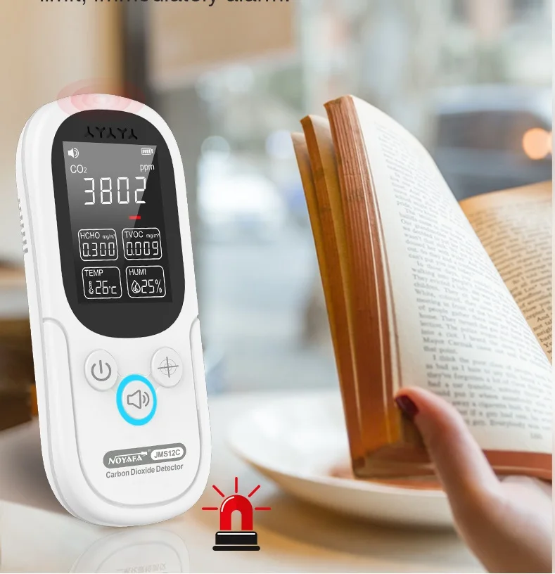 NOYAFA JMS12C Air Quality Testing Instrument Professional Environmental Gas Formaldehyde TVOC Testing Instrument
NOYAFA JMS12C Air Quality Testing Instrument Professional Environmental Gas Formaldehyde TVOC Testing Instrument