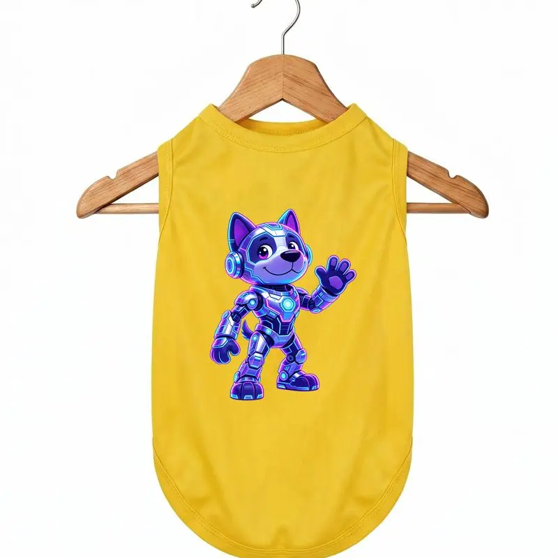 Breathable Summer Dog Vest - Cyberpunk Robot Dog - Non-Cotton Lightweight Puppy Apparel - Cool Pet Tank Top for Small Dogs
Breathable Summer Dog Vest - Cyberpunk Robot Dog - Non-Cotton Lightweight Puppy Apparel - Cool Pet Tank Top for Small Dogs