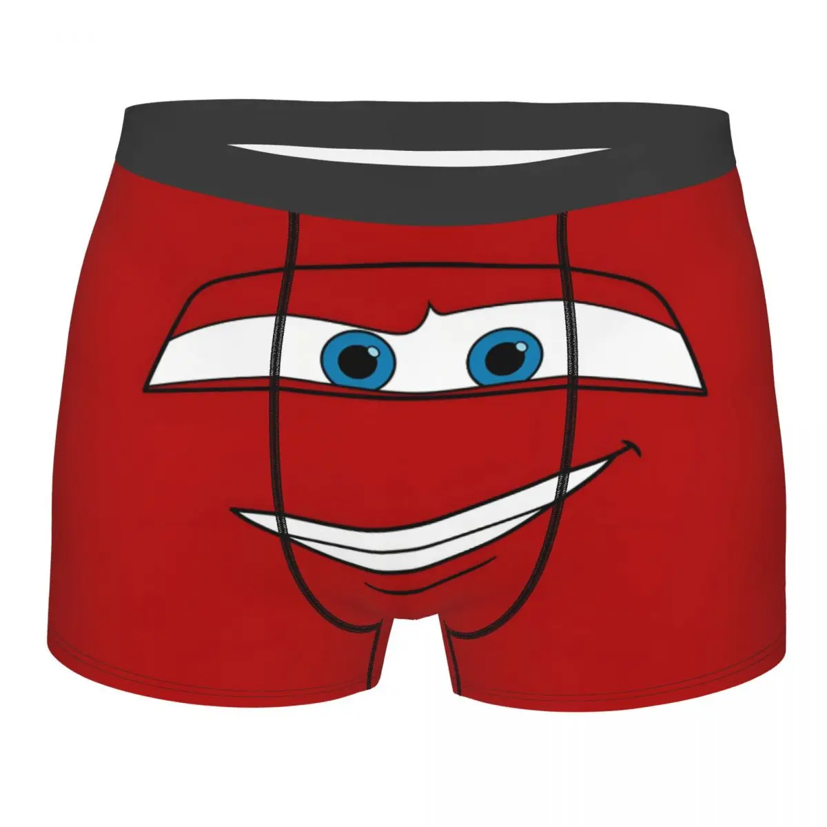 Пользовательские шорты-боксеры Lightning McQueen для мужчин, нижнее белье с 3D принтом автомобиля, дышащие трусы
Пользовательские шорты-боксеры Lightning McQueen для мужчин, нижнее белье с 3D принтом автомобиля, дышащие трусы
