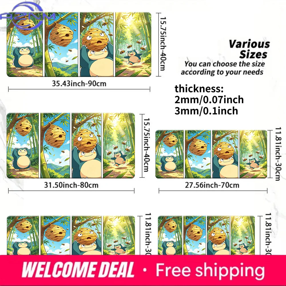 Anime Ash & Pikachu Reading Together Gaming Mouse Pad with Non-Slip Base
Anime Ash & Pikachu Reading Together Gaming Mouse Pad with Non-Slip Base
