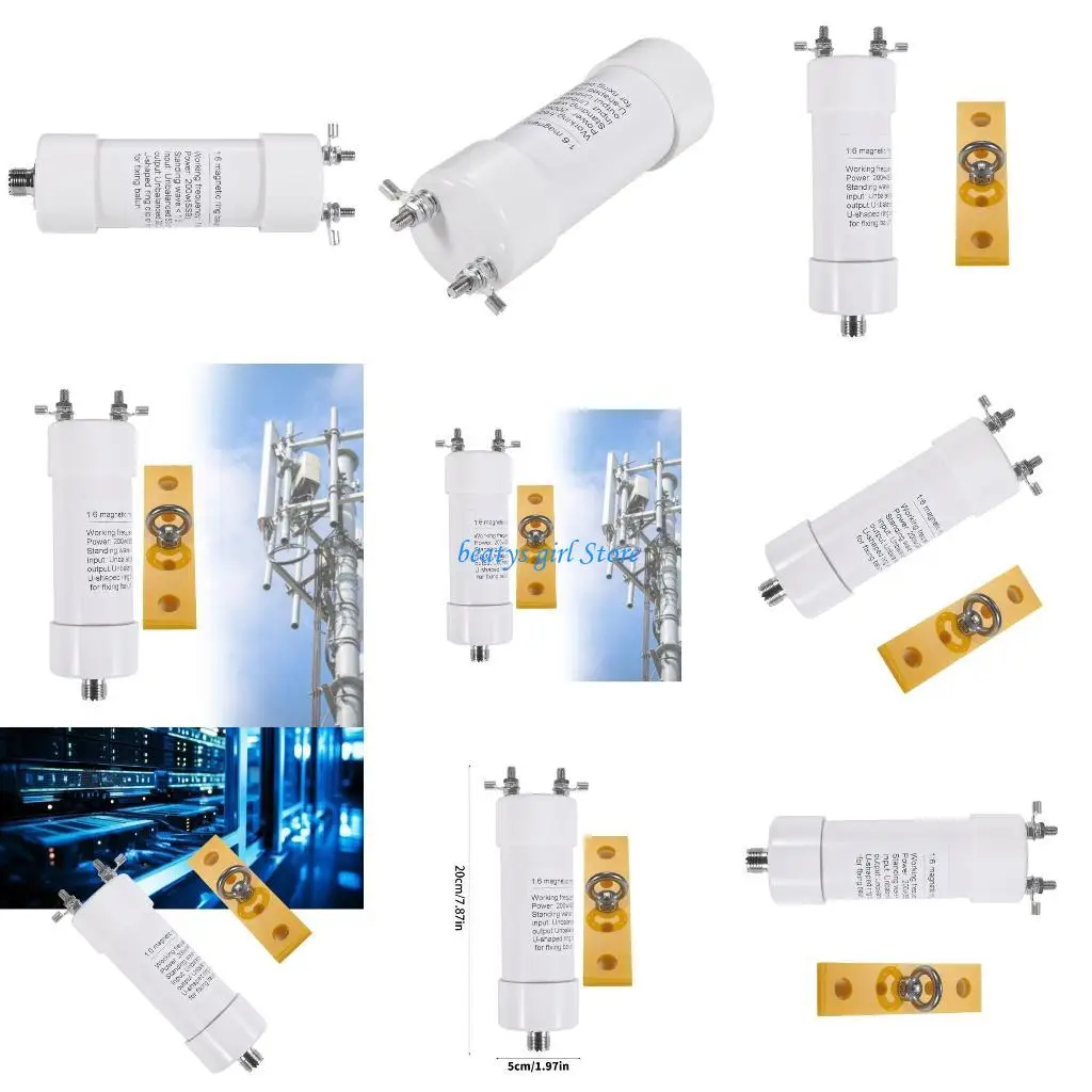 C7AB Power 200 Вт 1:6 Преобразователь небалансного в симметричный для антенн 1–56 МГц с монтажной пластиной 50–300 Ом
C7AB Power 200 Вт 1:6 Преобразователь небалансного в симметричный для антенн 1–56 МГц с монтажной пластиной 50–300 Ом