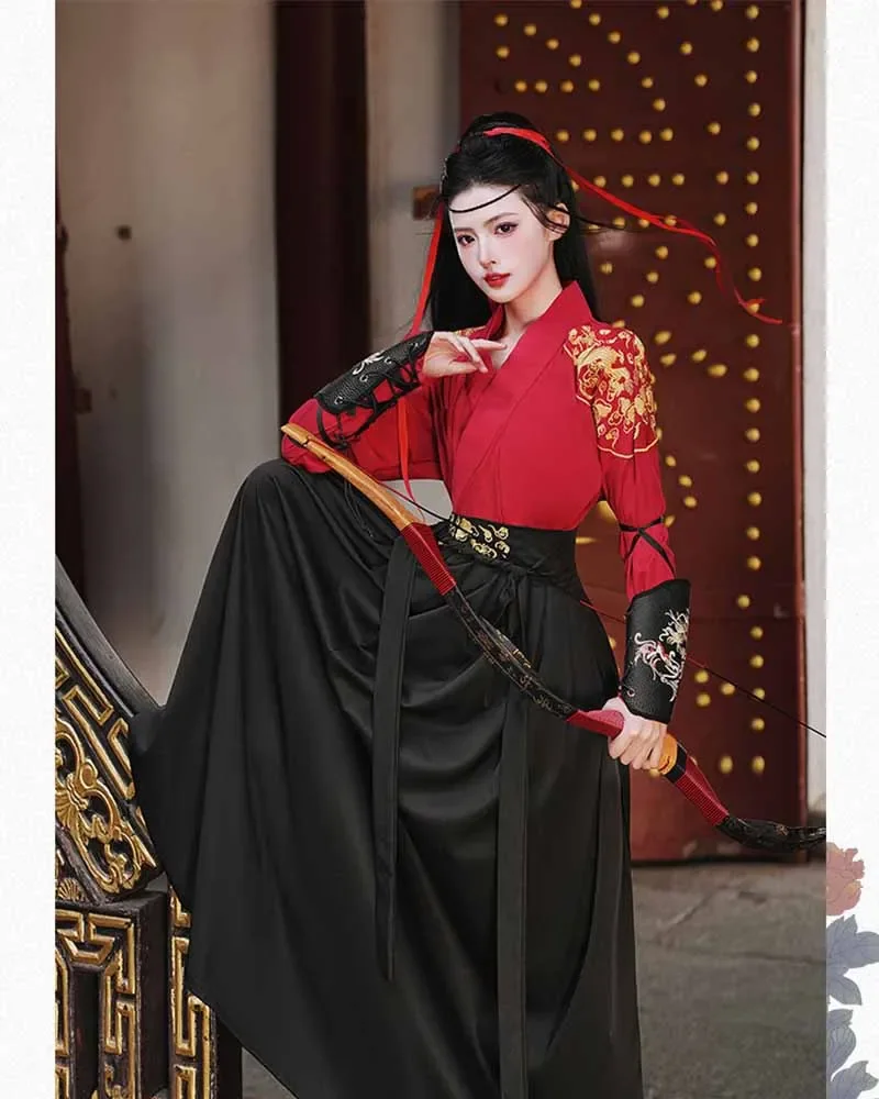 Большой размер 4XL Hanfu для мужчин и женщин, традиционный китайский костюм на Хэллоуин, карнавальный костюм, древний Hanfu, черная и красная рубашка + юбка, комплекты
Большой размер 4XL Hanfu для мужчин и женщин, традиционный китайский костюм на Хэллоуин, карнавальный костюм, древний Hanfu, черная и красная рубашка + юбка, комплекты