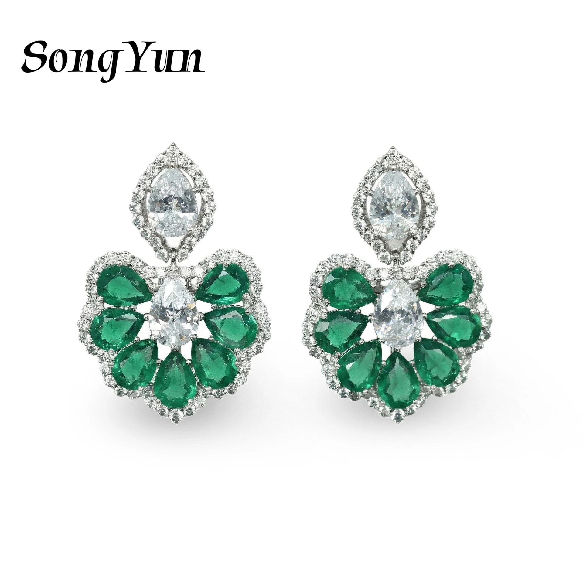 SongYun Jewelry 925 Sterling Silver Earring HCD Diamond High Carbon Diamond Fine 925 Sterling Silver Earring Accessories
SongYun Jewelry 925 Sterling Silver Earring HCD Diamond High Carbon Diamond Fine 925 Sterling Silver Earring Accessories