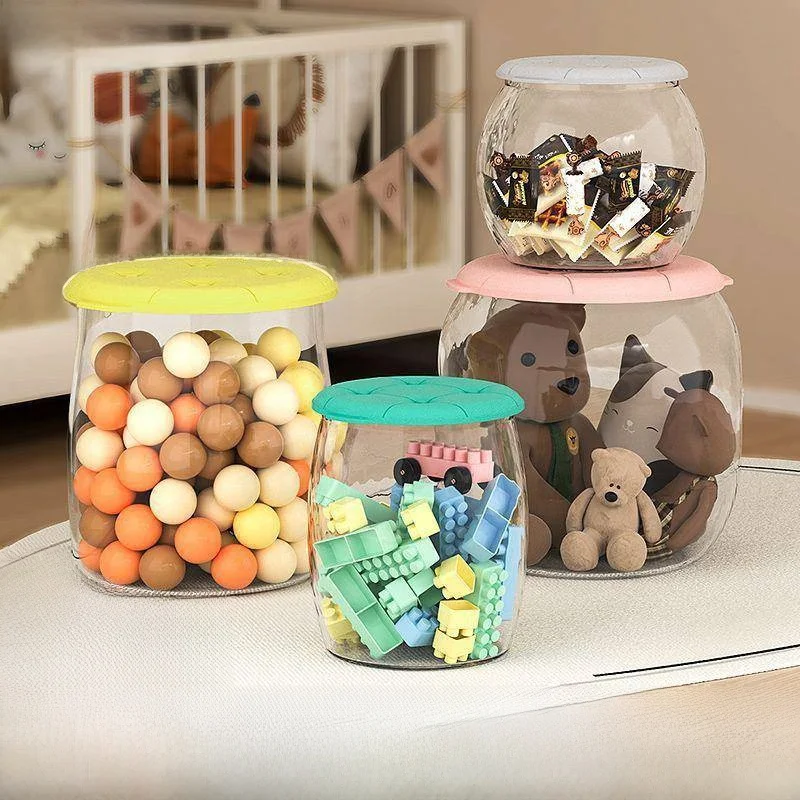 Transparent Storage Box Toy Doll Storage Bucket Sitting Small Stool Underbed Organizer Children's Room Storage Solution
Transparent Storage Box Toy Doll Storage Bucket Sitting Small Stool Underbed Organizer Children's Room Storage Solution