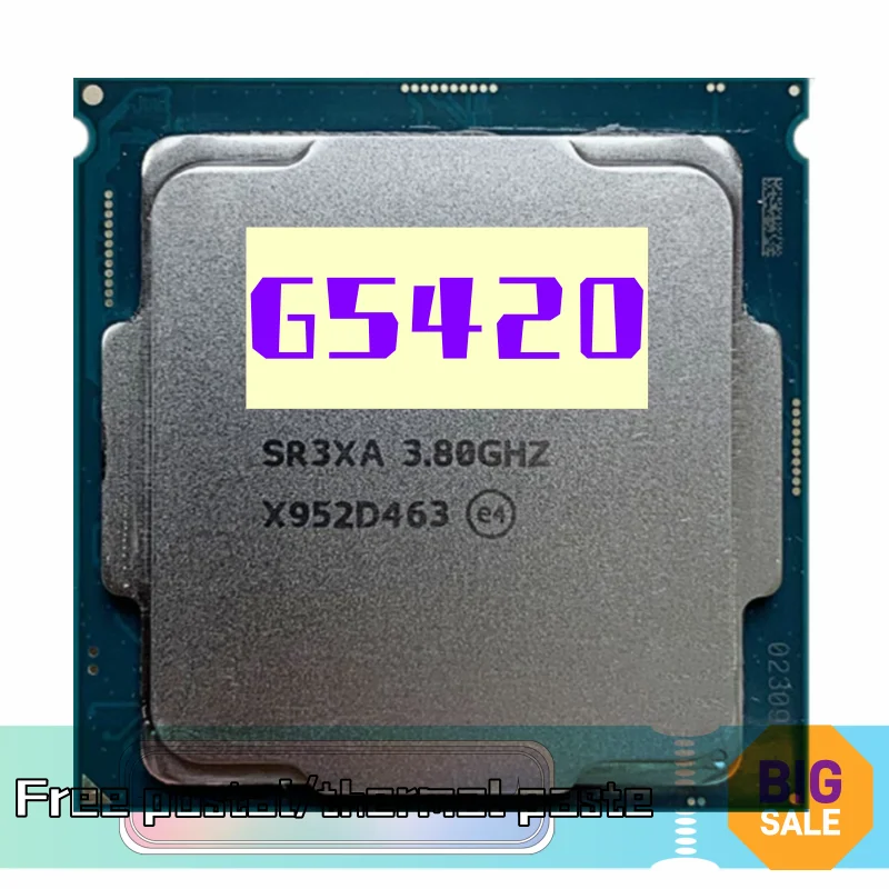 Pentium G5420 3,8 ГГц б/у двухъядерный четырехпоточный процессор 4M 54 Вт 58 Вт LGA 1151
Pentium G5420 3,8 ГГц б/у двухъядерный четырехпоточный процессор 4M 54 Вт 58 Вт LGA 1151