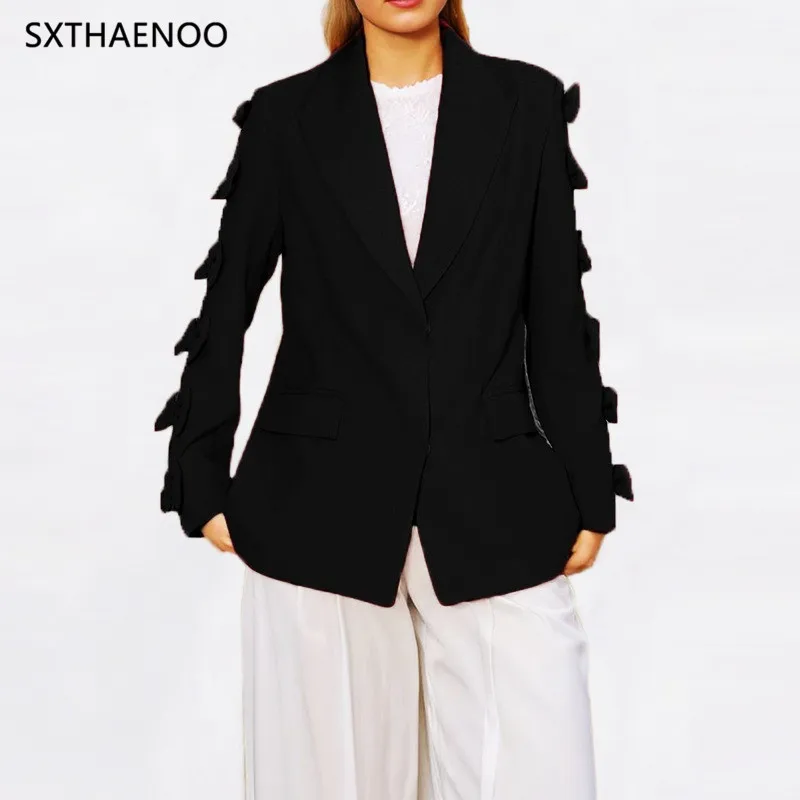 SXTHAENOO Bow Design Red Blazers For Women Single Breasted Long Sleeve Fit Jackets Female Coats Fashion Clothing 2025 Autumn
SXTHAENOO Bow Design Red Blazers For Women Single Breasted Long Sleeve Fit Jackets Female Coats Fashion Clothing 2025 Autumn