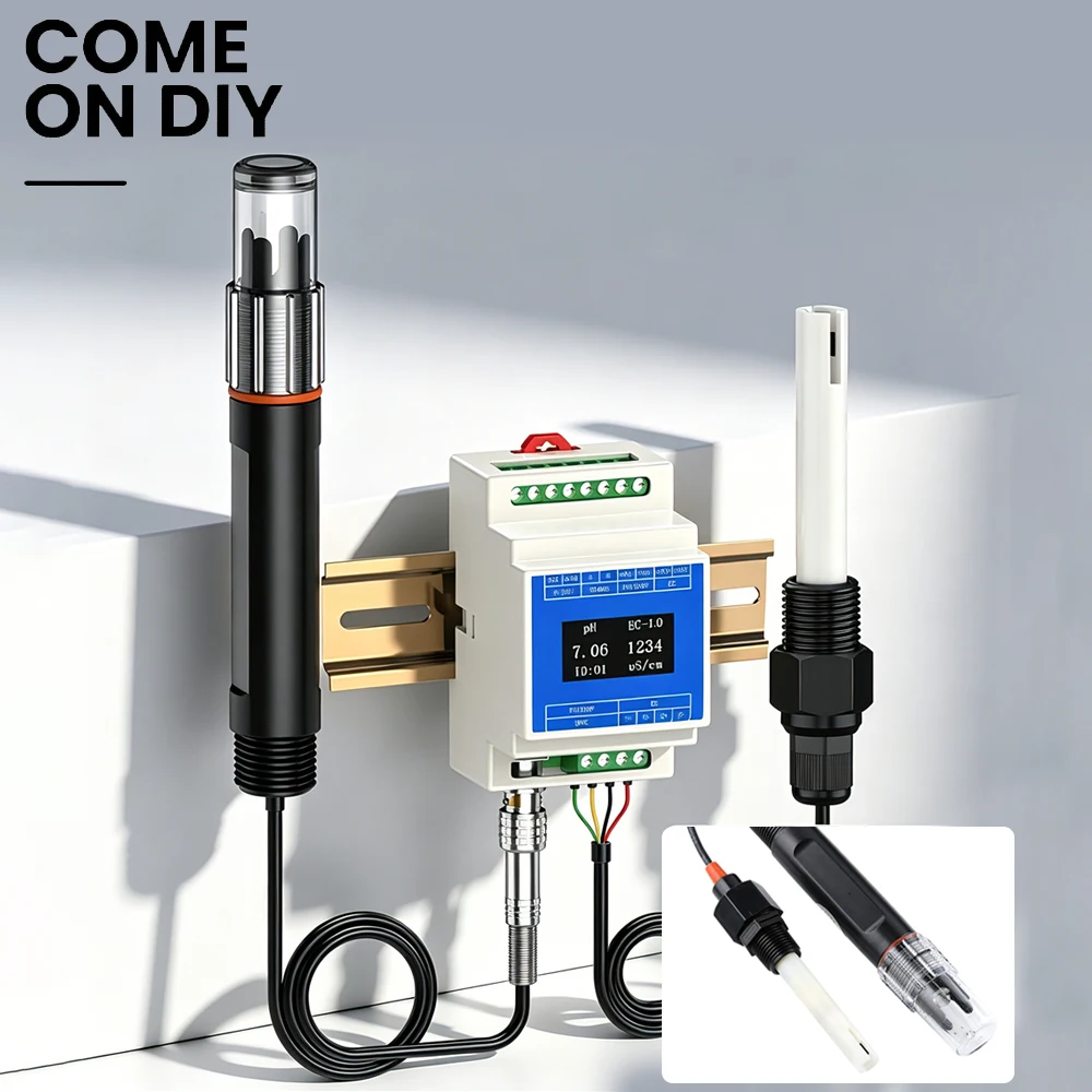5 In 1 Water Quality Sensor PH EC TDS Salinity Temp RS485 4-20mA 0-5V 0-10V Modbus IP68 9 24V For Aquaculture Water Treatment
5 In 1 Water Quality Sensor PH EC TDS Salinity Temp RS485 4-20mA 0-5V 0-10V Modbus IP68 9 24V For Aquaculture Water Treatment
