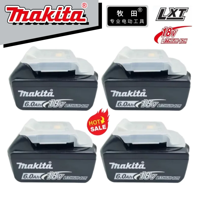 Original 18V Makita 6000mAh Lithium Battery for Makita 18V LXT Full range of Power tool Replacement Battery
Original 18V Makita 6000mAh Lithium Battery for Makita 18V LXT Full range of Power tool Replacement Battery