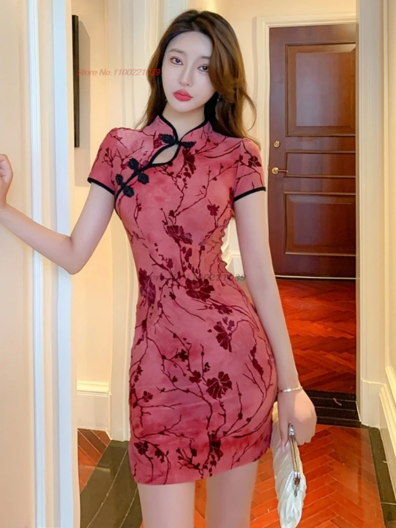 2025 oriental sexy dress improved cheongsam national flower print sexy qipao traditional banquet nightclub bodycon dress qipao
2025 oriental sexy dress improved cheongsam national flower print sexy qipao traditional banquet nightclub bodycon dress qipao