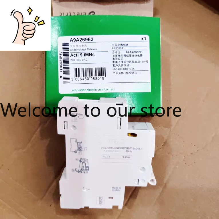 A9A26963 Undervoltage Tripping Unit Acti9 IMNs
A9A26963 Undervoltage Tripping Unit Acti9 IMNs
