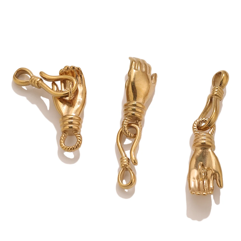 5PCS Gold Plated Stainless Steel Hand-Shape Toggle Connectors DIY Jewelry Making Bracelet Clasps Bulk Wholesale Accessories
5PCS Gold Plated Stainless Steel Hand-Shape Toggle Connectors DIY Jewelry Making Bracelet Clasps Bulk Wholesale Accessories