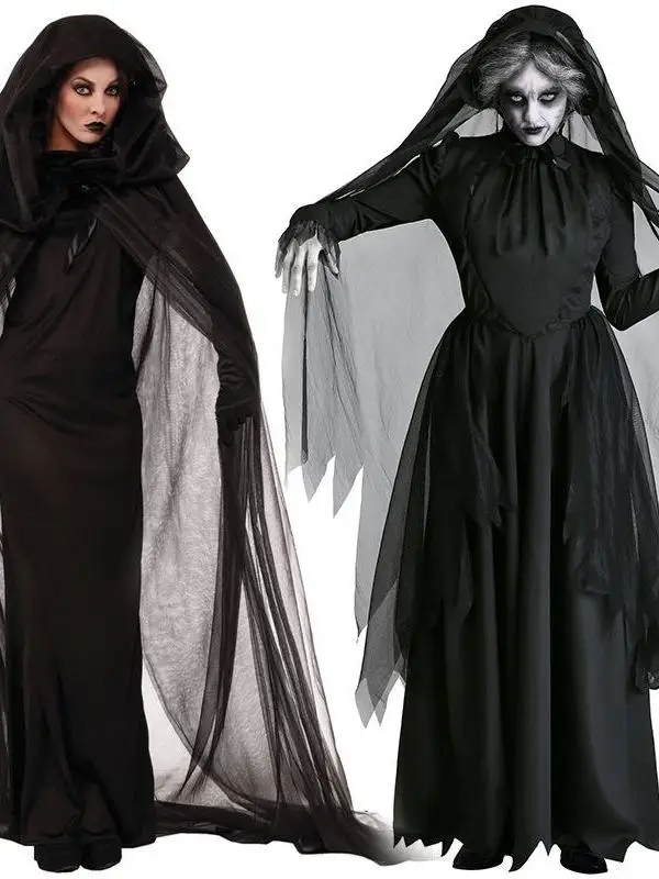 Halloween Bride Costume Women's Traditional Chinese Stage Performance Clothing Ghostly Wedding Dress
Halloween Bride Costume Women's Traditional Chinese Stage Performance Clothing Ghostly Wedding Dress