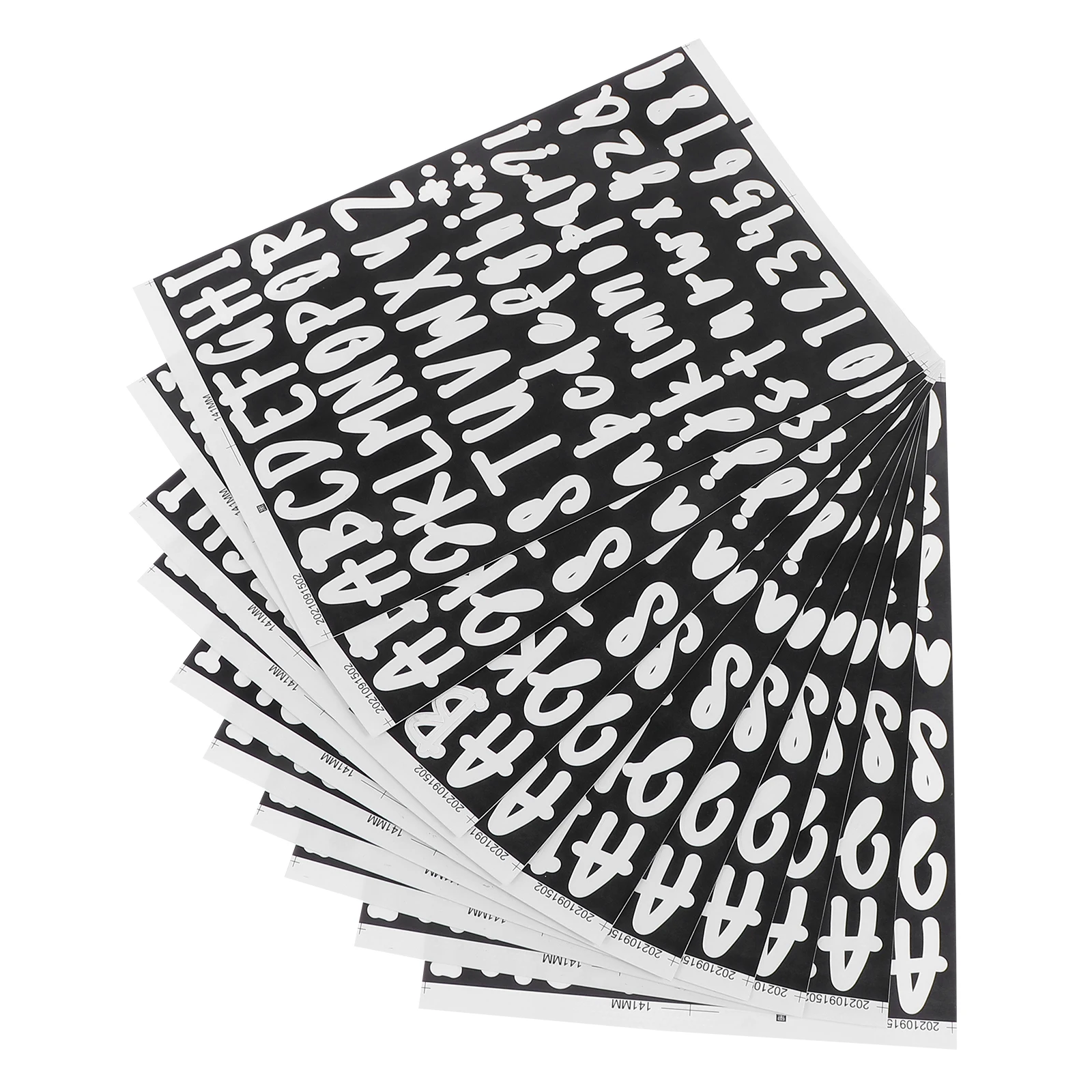68 Pieces Labels 10 Sheets White Vinyl Letters Numbers Stickers Letters Numbers 2.5cm DIY Mailbox Stickers Waterproof
68 Pieces Labels 10 Sheets White Vinyl Letters Numbers Stickers Letters Numbers 2.5cm DIY Mailbox Stickers Waterproof