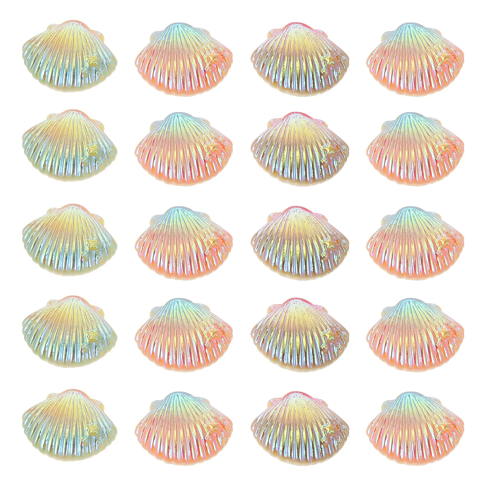 20Pcs Shell Charms for DIY Phone Case Decor Gradient Color Resin Craft Accessories Mobile Phone Shell Ornaments Delicate DIY
20Pcs Shell Charms for DIY Phone Case Decor Gradient Color Resin Craft Accessories Mobile Phone Shell Ornaments Delicate DIY