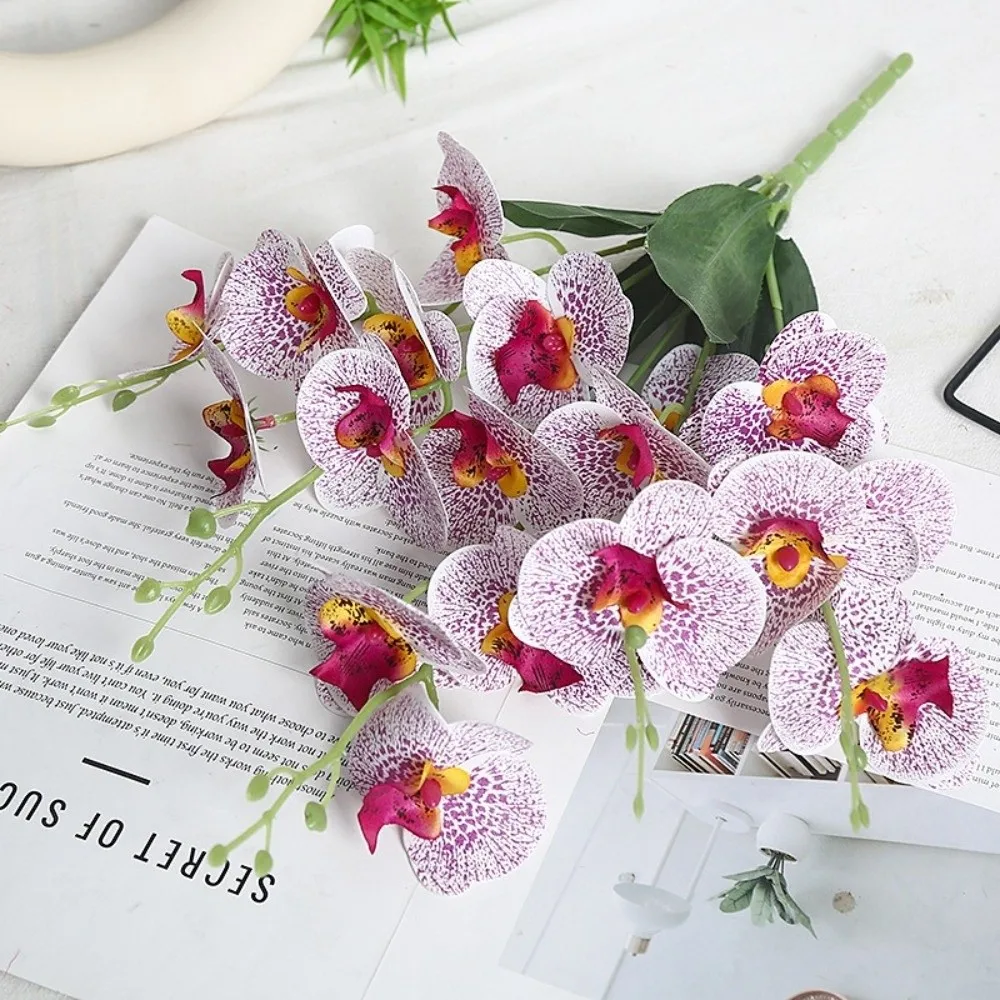 Butterfly Orchid Artificial Flowers Real Touch Silk Flower 3D Orchidea Phalaenopsis 5 Forks Home Wedding Decoration
Butterfly Orchid Artificial Flowers Real Touch Silk Flower 3D Orchidea Phalaenopsis 5 Forks Home Wedding Decoration