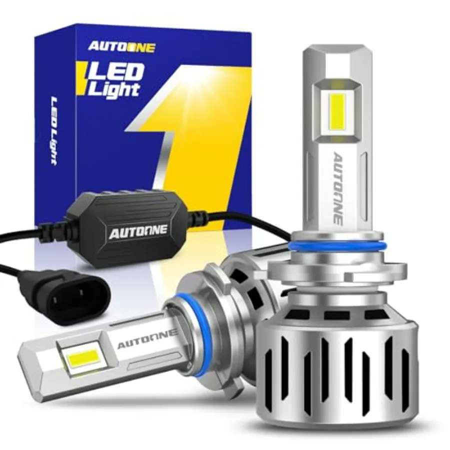 9005/HB3 LED Bulbs 66 000LM 12X Ultra-Brighter 6500K Cool White 1:1 Halogen Size Driving Light Accessory Fog Lights Plug-N-Play
9005/HB3 LED Bulbs 66 000LM 12X Ultra-Brighter 6500K Cool White 1:1 Halogen Size Driving Light Accessory Fog Lights Plug-N-Play