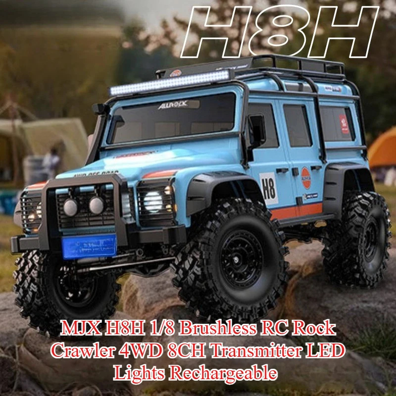 Радиоуправляемая машина MJX H8H 1/8, бесщеточный двигатель, полный привод, 8-канальный передатчик, светодиодные фары, перезаряжаемая, для любых дорог, профессиональная
Радиоуправляемая машина MJX H8H 1/8, бесщеточный двигатель, полный привод, 8-канальный передатчик, светодиодные фары, перезаряжаемая, для любых дорог, профессиональная