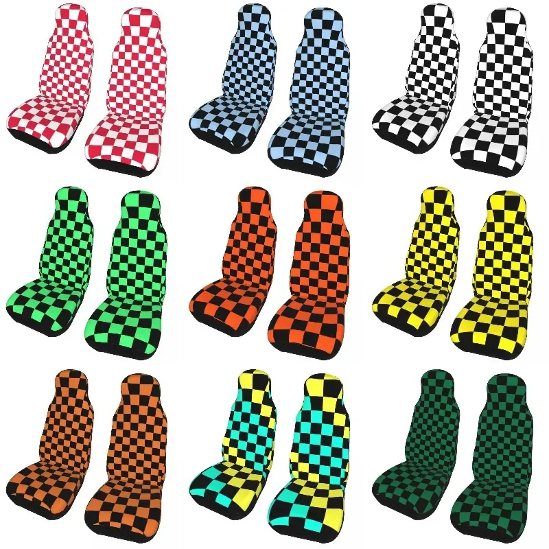 White And Crimson Red Checkerboard Universal Auto Car Seat Covers Universal Fit for SUV Plaid Bucket Seat Protector Cover 2PC
White And Crimson Red Checkerboard Universal Auto Car Seat Covers Universal Fit for SUV Plaid Bucket Seat Protector Cover 2PC