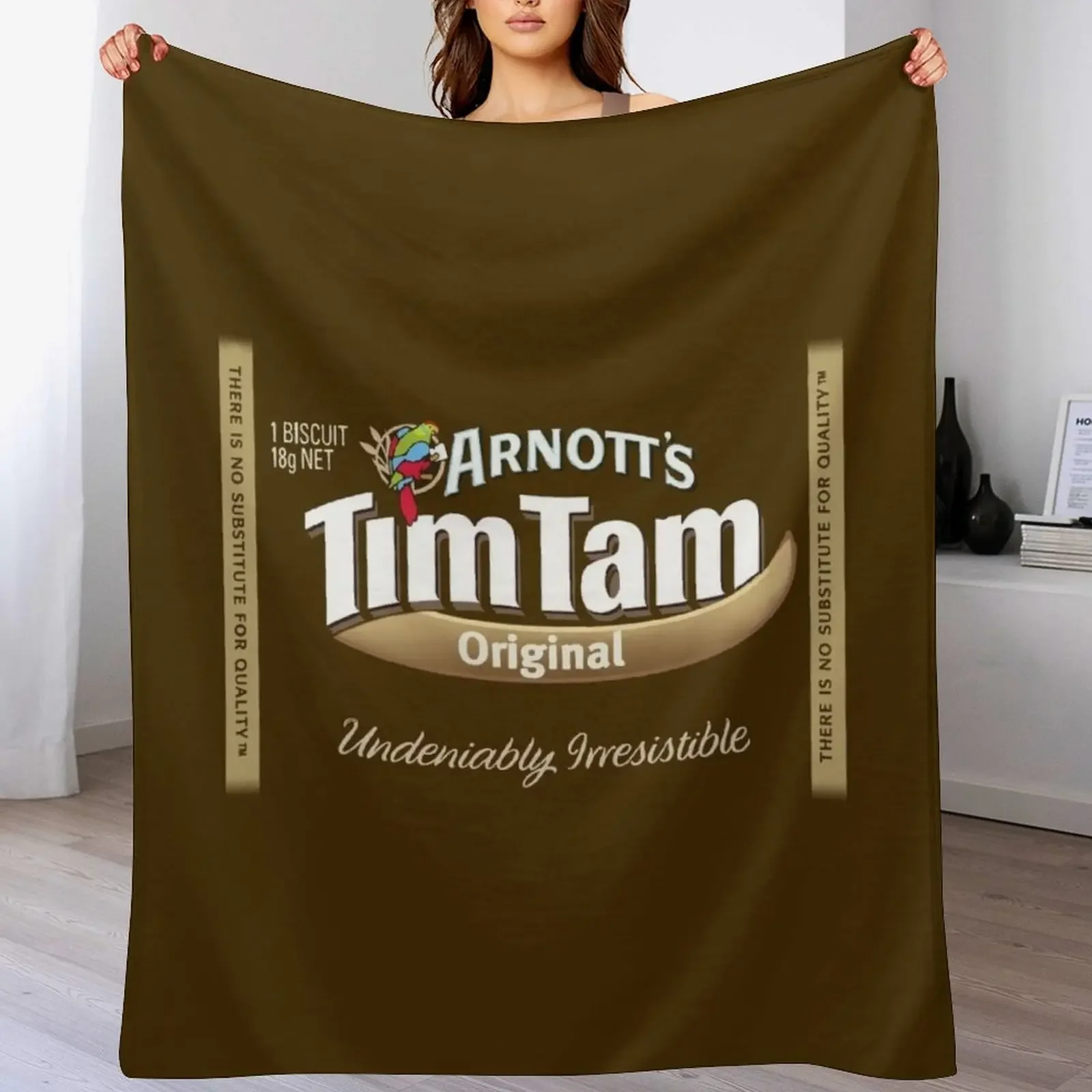 Arnott's Tim Tam Chocolate Biscuits design Throw Blanket Decorative Beds bed plaid Soft Plush Plaid Flannel Blankets
Arnott's Tim Tam Chocolate Biscuits design Throw Blanket Decorative Beds bed plaid Soft Plush Plaid Flannel Blankets