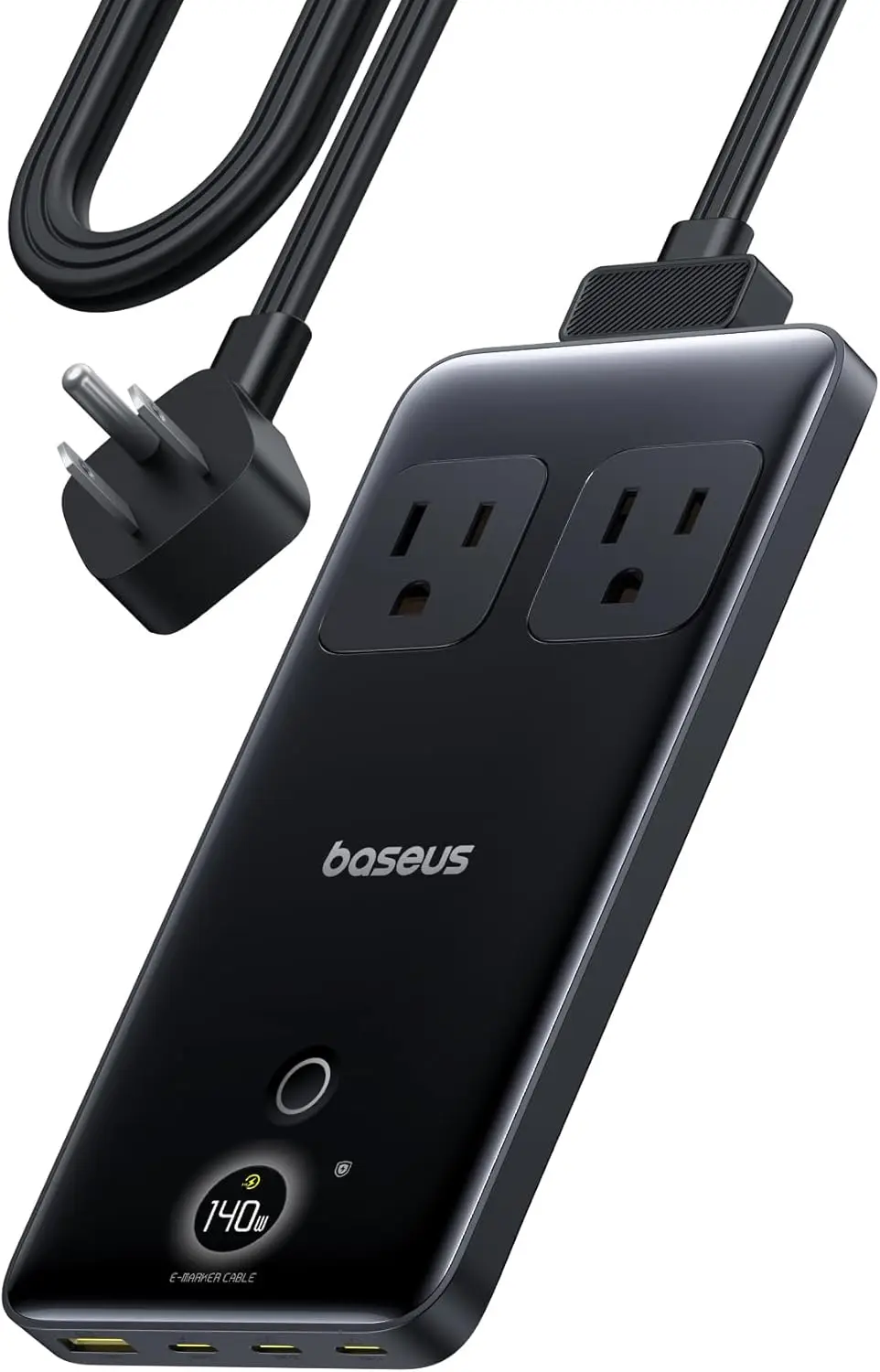 140W 6-in-1 USB C Power Strip with Digital Display, Slim Fast Charger for Work and Travel
140W 6-in-1 USB C Power Strip with Digital Display, Slim Fast Charger for Work and Travel