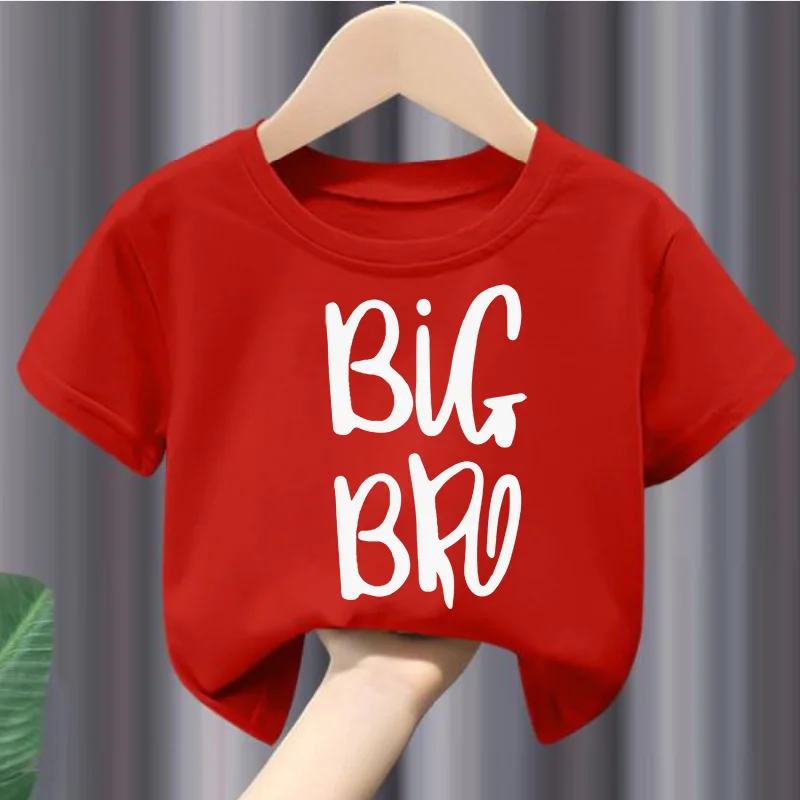 Boys "Big Bro" Short-sleeved T-shirt Round Neck Summer Casual Children's T-shirt Explosion Girl Clothes Boys Clothes
Boys "Big Bro" Short-sleeved T-shirt Round Neck Summer Casual Children's T-shirt Explosion Girl Clothes Boys Clothes