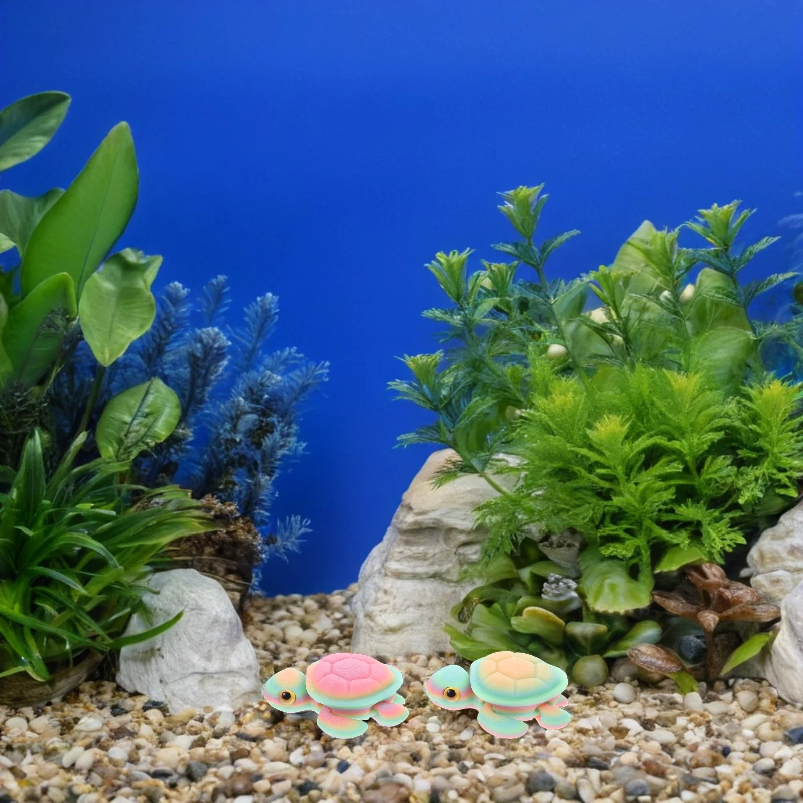 3Pcs Glow in The Dark Turtle Ornaments 3D Printed Movable Joints Aquarium Decoration Mini Turtle Sculpture for Fish Tank
3Pcs Glow in The Dark Turtle Ornaments 3D Printed Movable Joints Aquarium Decoration Mini Turtle Sculpture for Fish Tank