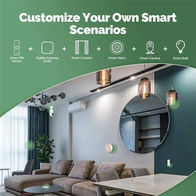 M13 Fiskya Умный PIR-датчик Инфракрасный детектор движения человеческого тела Домашняя безопасность Сцена связи Автоматизация
M13 Fiskya Умный PIR-датчик Инфракрасный детектор движения человеческого тела Домашняя безопасность Сцена связи Автоматизация