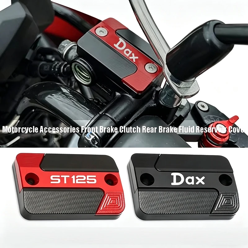 For HONDA DAX125 ST125 DSX ST125 DAX 125 ST Motorcycle Accessories CNC Front Brake Fluid Reservoir Cover Cap Decorative Cover
For HONDA DAX125 ST125 DSX ST125 DAX 125 ST Motorcycle Accessories CNC Front Brake Fluid Reservoir Cover Cap Decorative Cover
