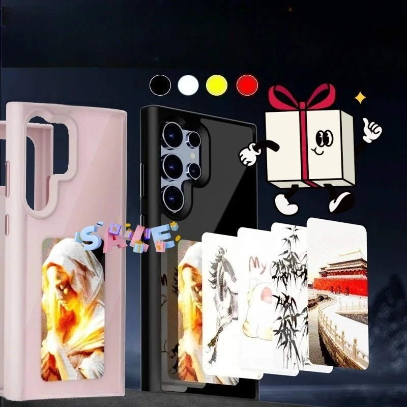 For Samsung Galaxy S24 Ultra Plus S23 Ultra Smart NFC Ink Screen Photo Frame Case DIY Screen AI Projection Photo Phone Case
For Samsung Galaxy S24 Ultra Plus S23 Ultra Smart NFC Ink Screen Photo Frame Case DIY Screen AI Projection Photo Phone Case