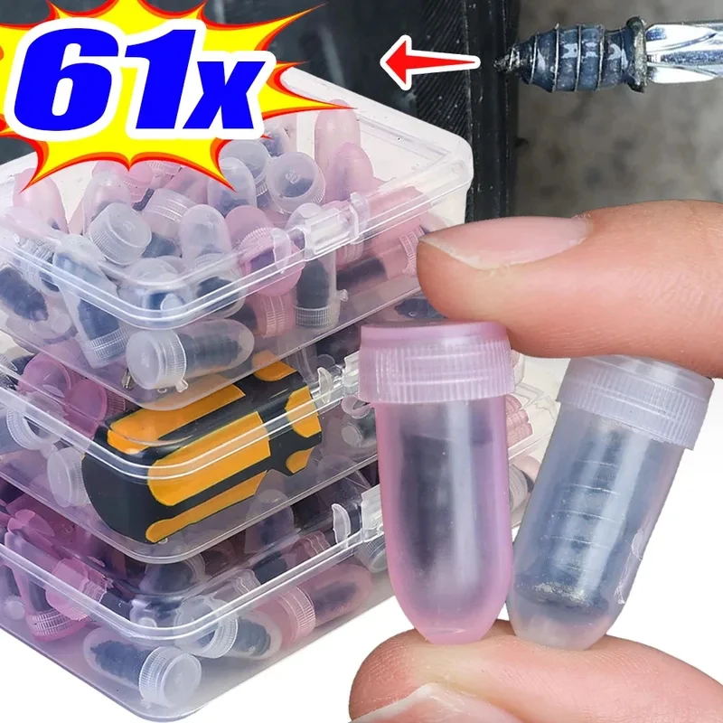 Professional Tire Repair Rubber Nail Set, Self-Tapping Screw Type Tyre Puncture Filling Tools for Car
Professional Tire Repair Rubber Nail Set, Self-Tapping Screw Type Tyre Puncture Filling Tools for Car
